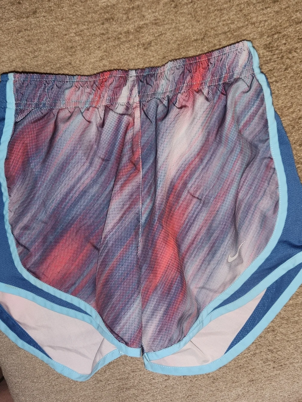 Nike Dri-FIT Women's Running Shorts - Red/Blue